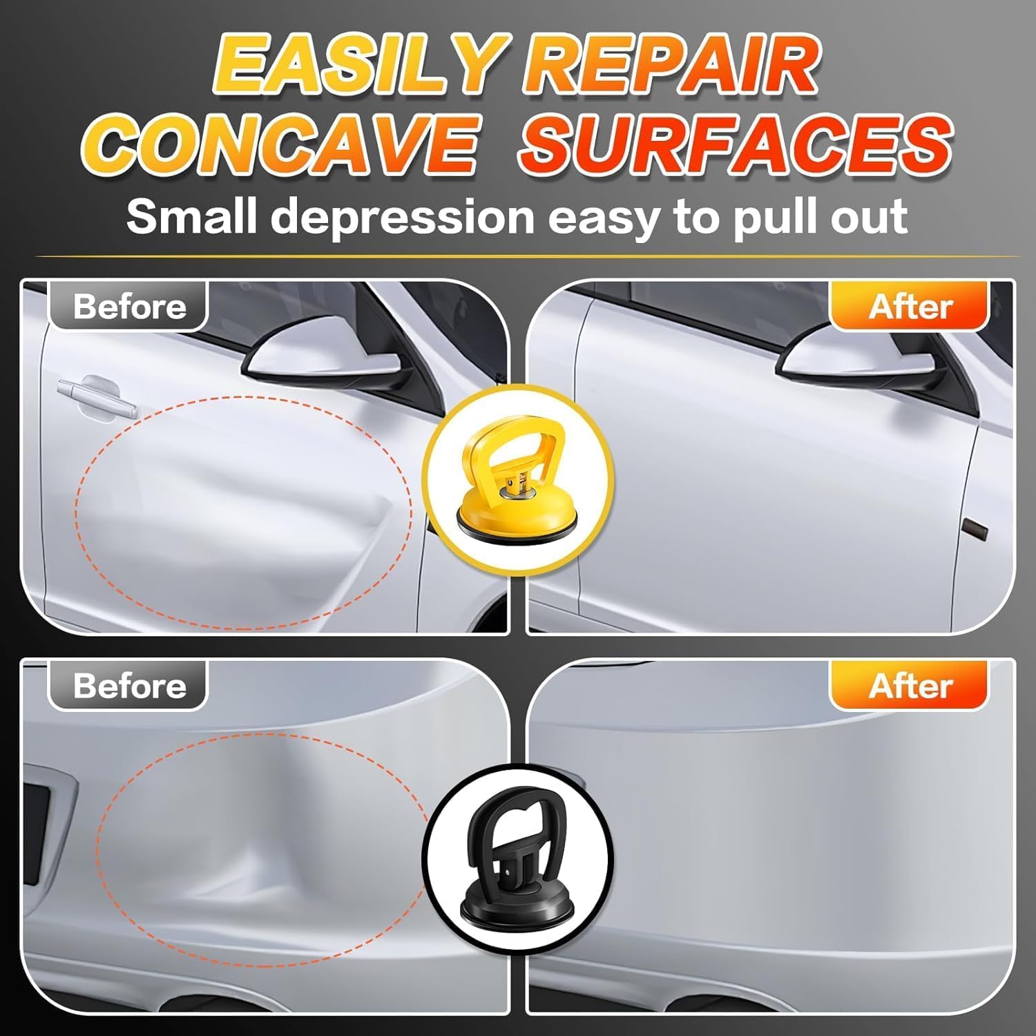 HORFUTY Car Dent Puller 3 Pack