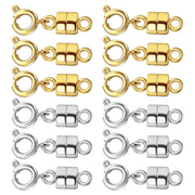 Ofiuny Magnetic Clasps for Necklaces Strong Magnetic Necklace Clasps and Closures, 14K Gold and Silver Bracelet Converter for Women