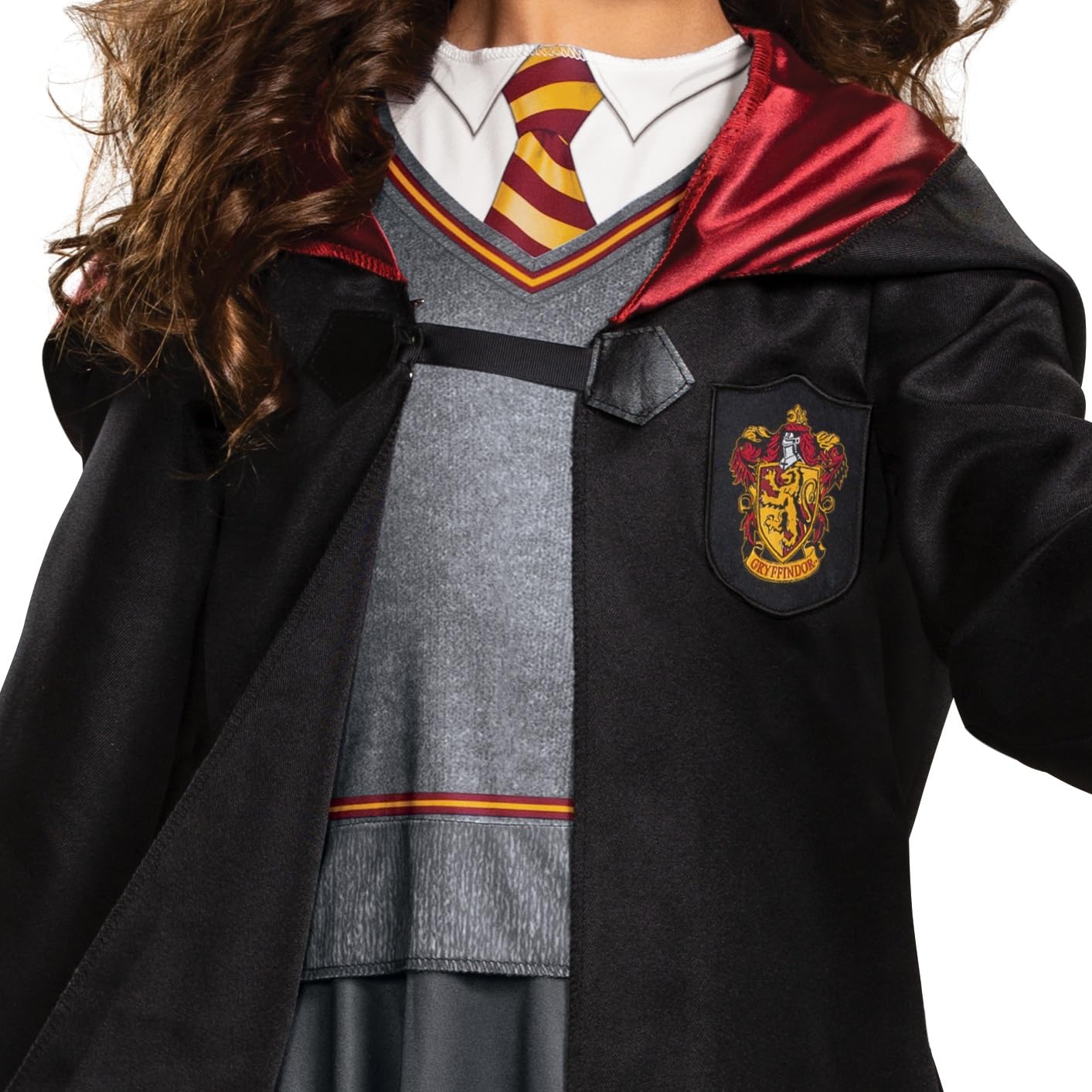 Disguise Harry Potter Hermione Granger Classic Girls Costume, Black & Red, Kids Size Medium (7-8)