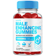 Male Enhancing Supplement Gummies - 6 in 1 Testosterone Booster Gummies for Men, Stamina Test Boost Gummy for Men with Horny Goat Weed, Tribulus, Maca Root Boost Energy, Performance (60 Gummies)