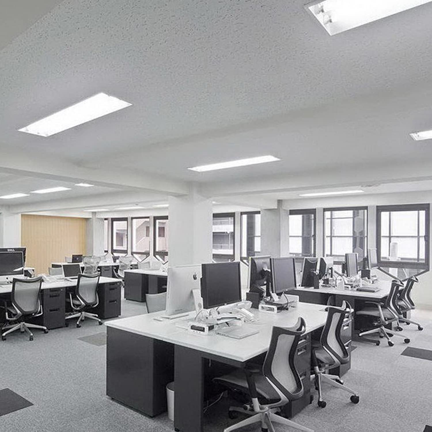 LUXRITE F32T8/841 T8 Fluorescent Tube Light Bulb (1" Diameter), 32W, 48 Inch, 4100K Cool White, 2800 Lumens, G13 Bi-Pin Base, (T8 Only, Not Compatible with T12 or LED Fixtures) - LR20732, 4-Pack