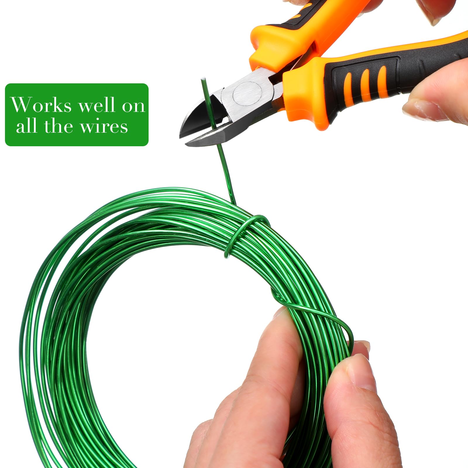 5 Roll Aluminum Bonsai Training Wire & Cutter Set - 160 Feet Total with Adjustable Anodized Wire 1/1.5/2.0 mm for Fine Trunk & Branch Control