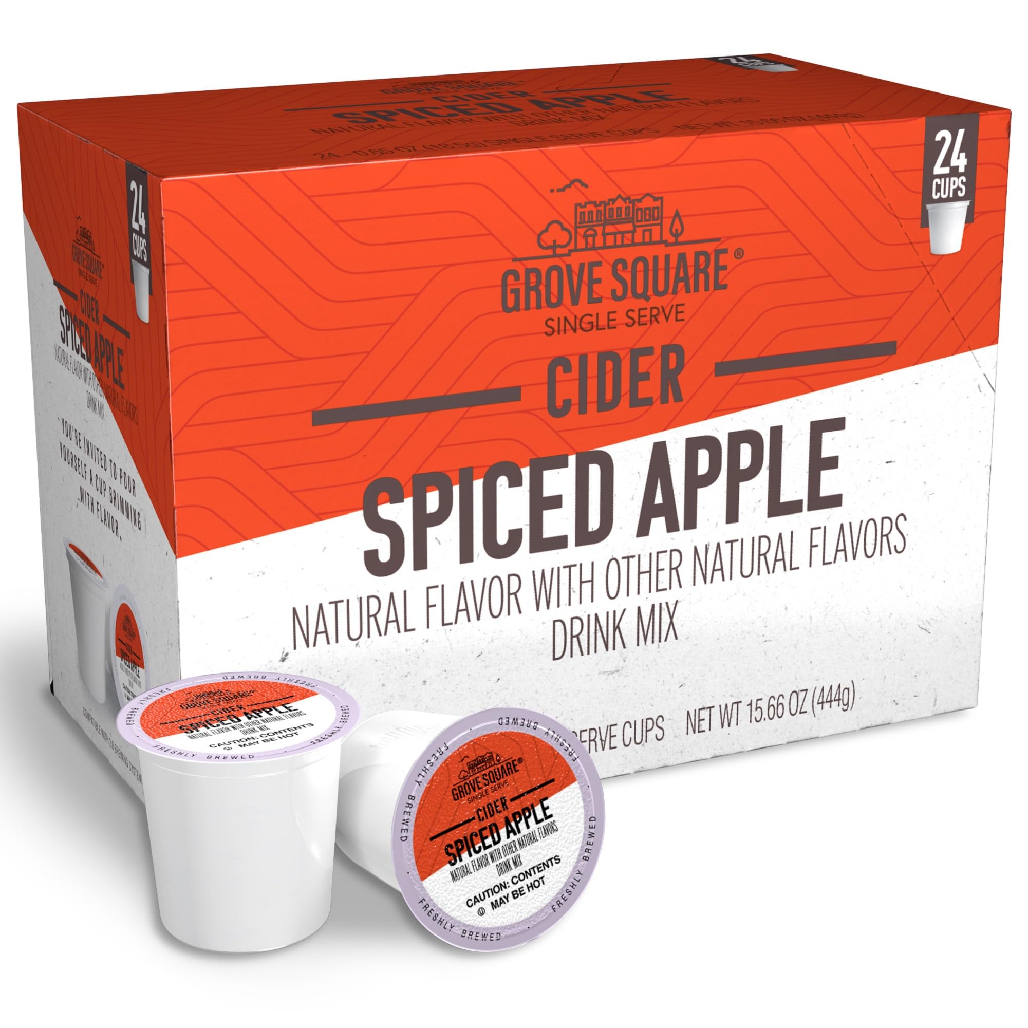 Grove Square Cider Pods, Probierpaket, Einzelportionen (24 Stück) (Verpackung kann abweichen)
