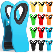 Jetmore 12 Pack Chip Clips Bag Clips, Magnetic Bag Clip for Food Storage Heavy Duty, Plastic Food Clip for Chips, Snack, Kitchen, Refrigerator, Garden, Sewing, Fabric, Clothes Pins