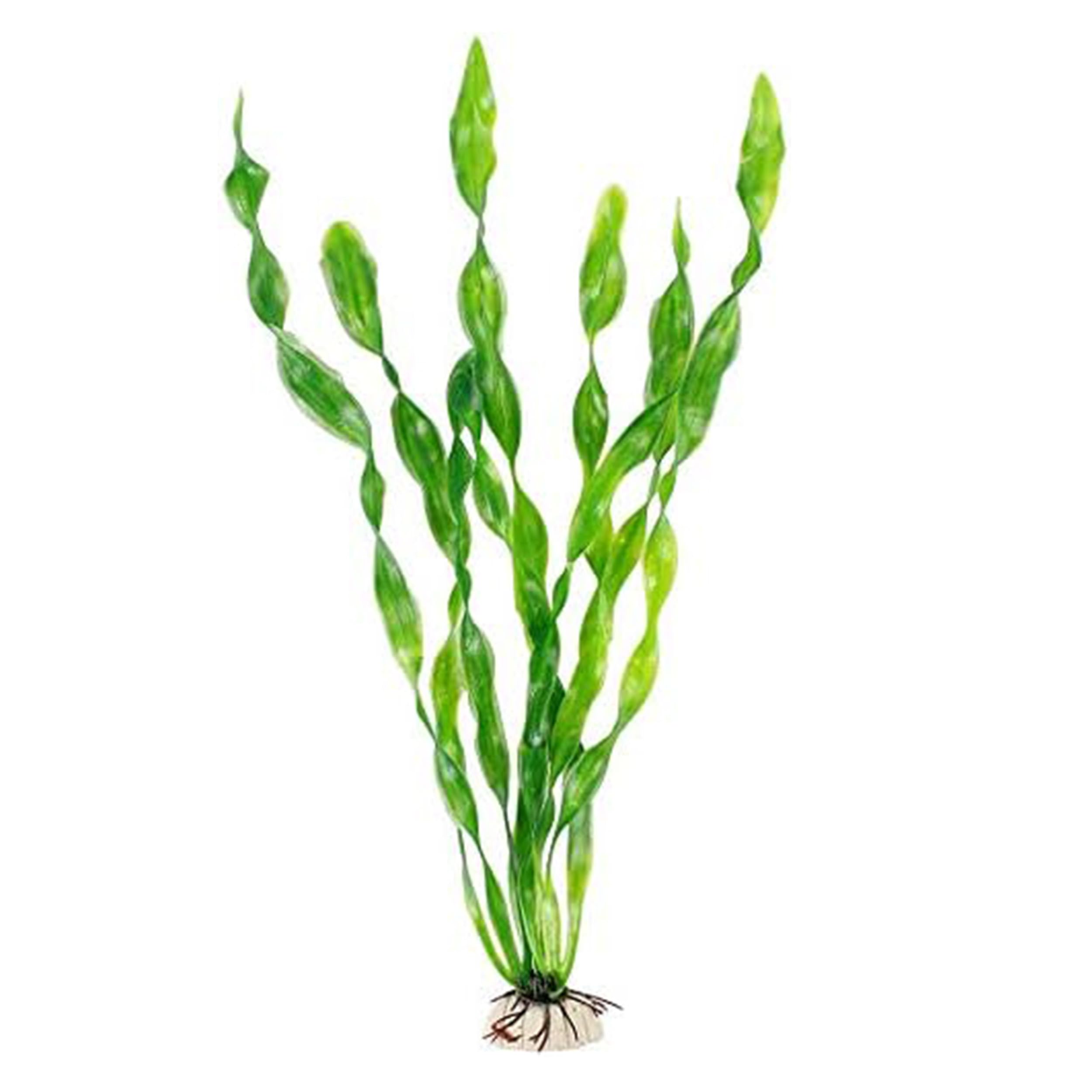 MyLifeUNIT Artificial Seaweed Water Plants for Aquarium, Plastic Fish Tank Plant Decorations 10 PCS (12 Inches Tall, Green)