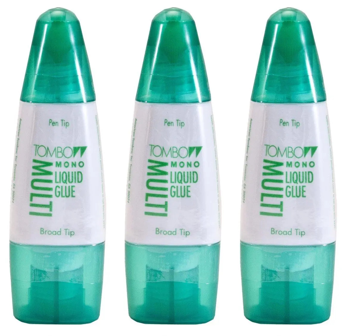 Tombow Mono Multi Liquid Glue (3 Pack) - Clear, Low Viscosity, Dries Clear
