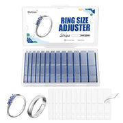 ELETIUO Invisible Ring Size Adjuster for Loose Rings,6 Sheets-234 Pcs Transparent Ring Size Reducer Tightener,Fitter for Wide Rings,Multiple sizers for Man and Woman