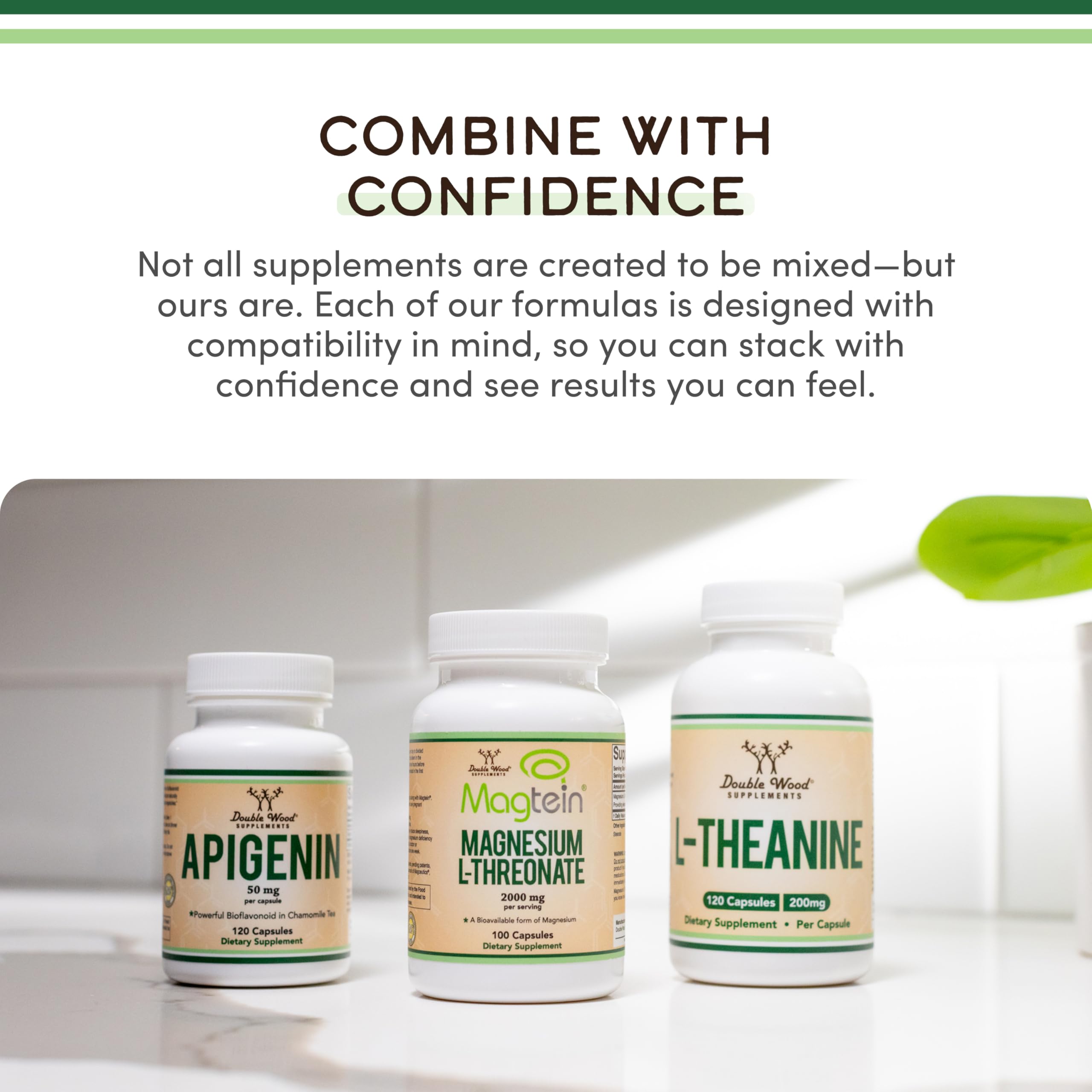 Alpha GPC Choline Brain Supplement for Acetylcholine (60 Count, 600mg Servings) Advanced Memory Formula, Focus and Brain Support, Focus Supplement (Manufactured in The USA) by Double Wood