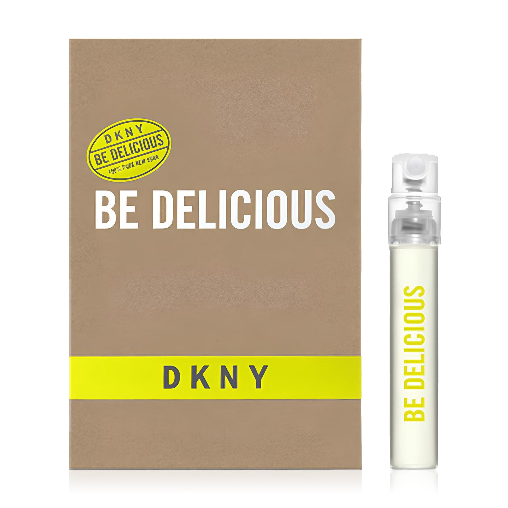 DKNY Be Delicious Eau de Parfum Trial Perfume Spray For Women, Vial Sample Size, 0.05 Fl. Oz. / 1.5 mL, Includes Discount on Full Size Purchase