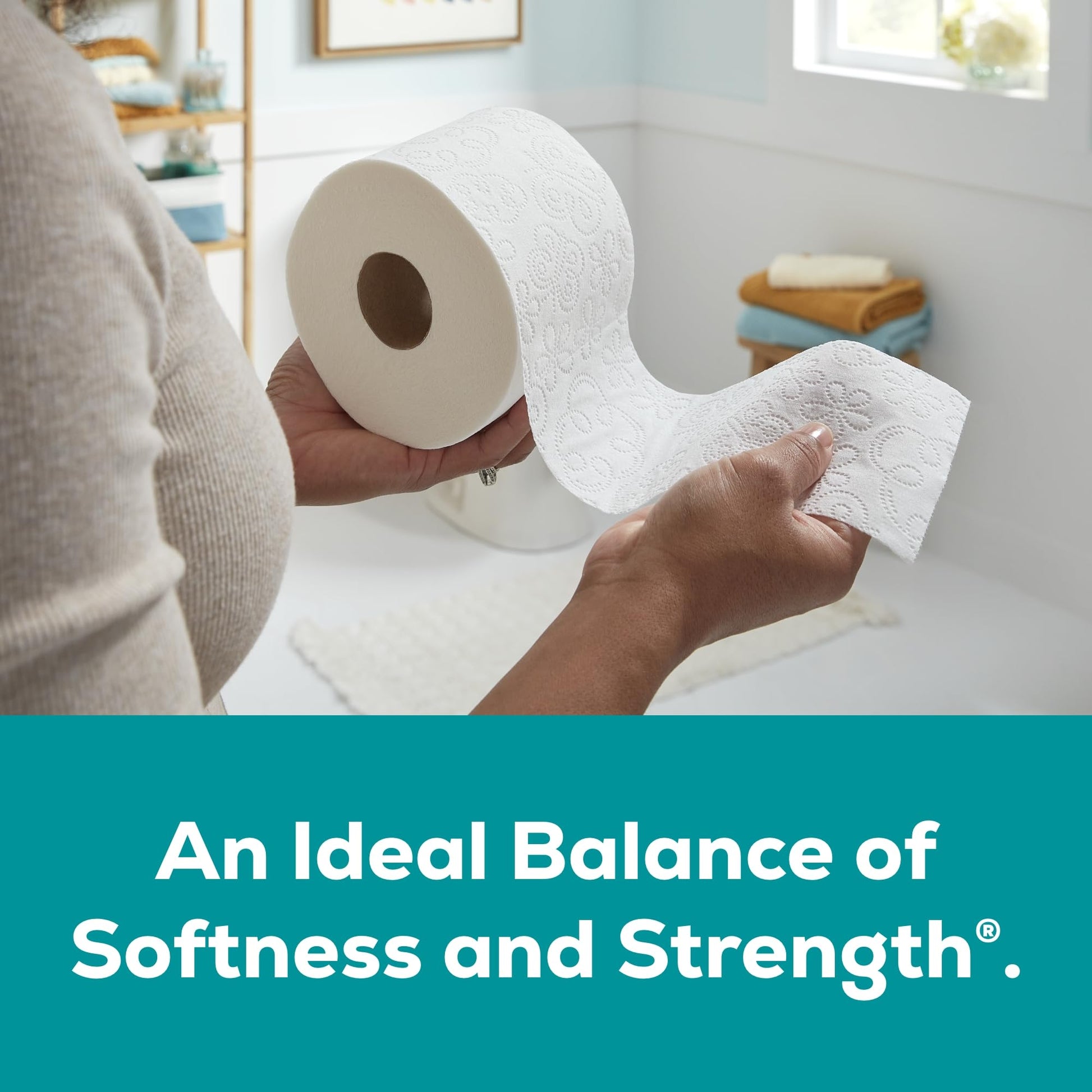 Angel Soft Toilet Paper, 16 Mega Rolls = 64 Regular Rolls, Soft and Strong Toilet Tissue
