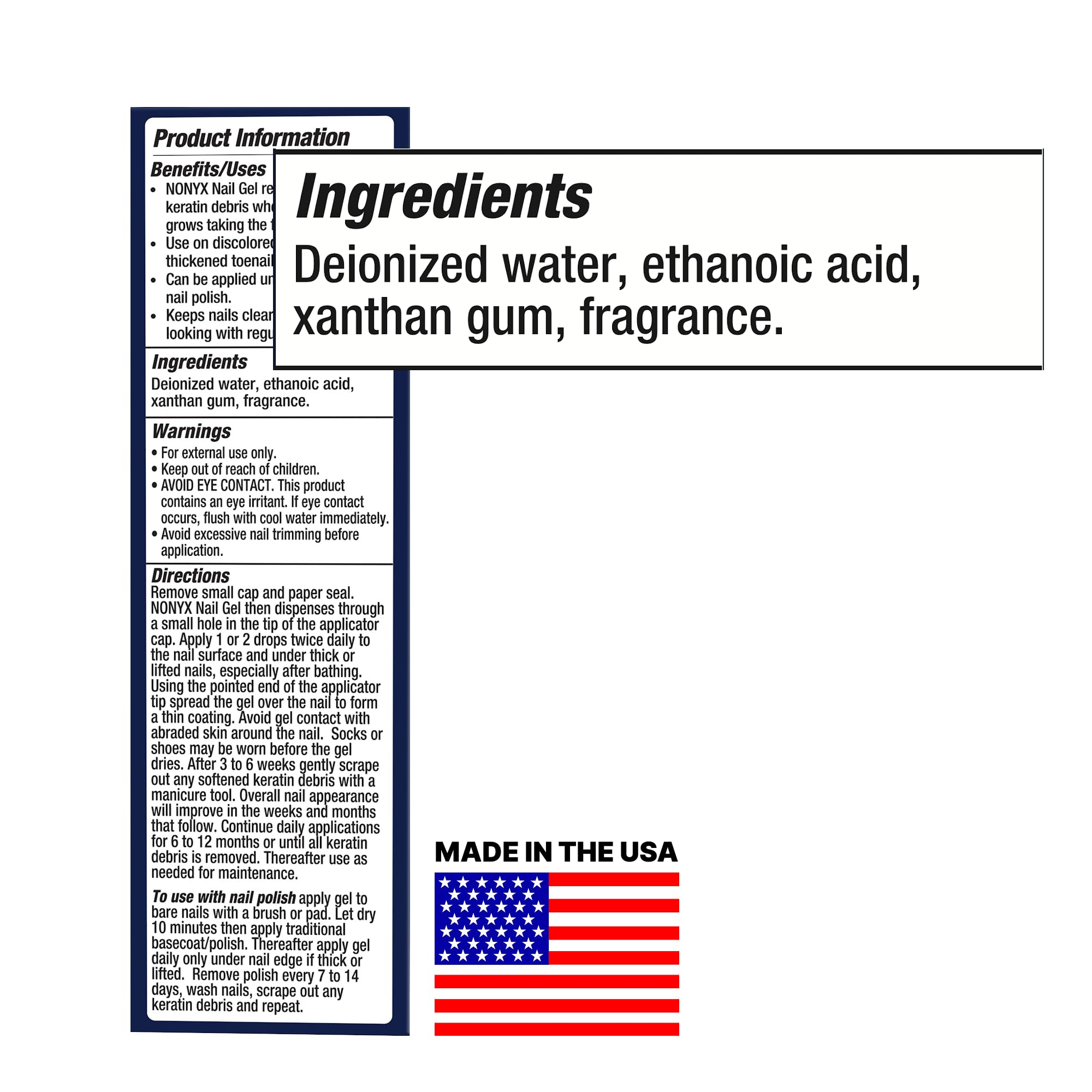 NONYX Fungal Nail Clarifying Gel | Clinically Proven for Discolored, Thick, Brittle, Yellow, Lifted, and other signs of Fungus-Damaged Toenails | 90% of Nails Improve | Over 8 million sold