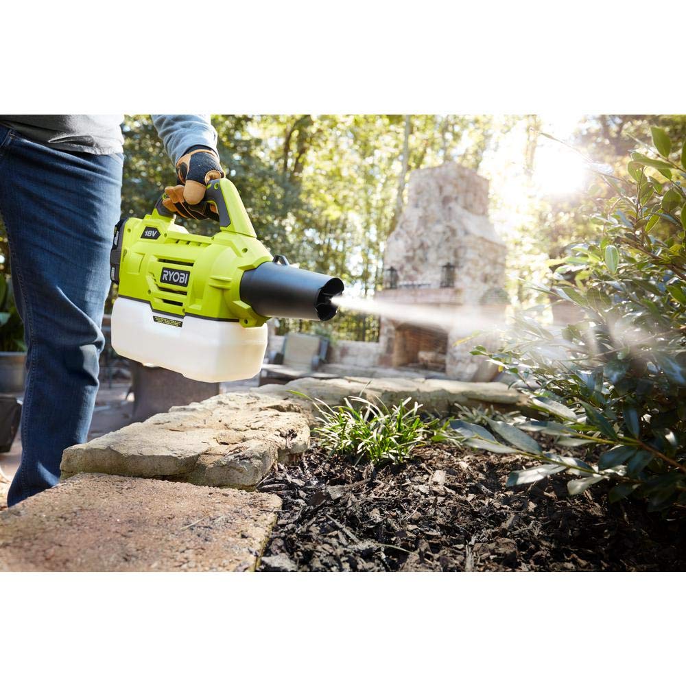 RYOBI ONE+ 18-Volt Lithium-Ion Cordless Mister with 2.0 Ah Battery and Charger Included Green