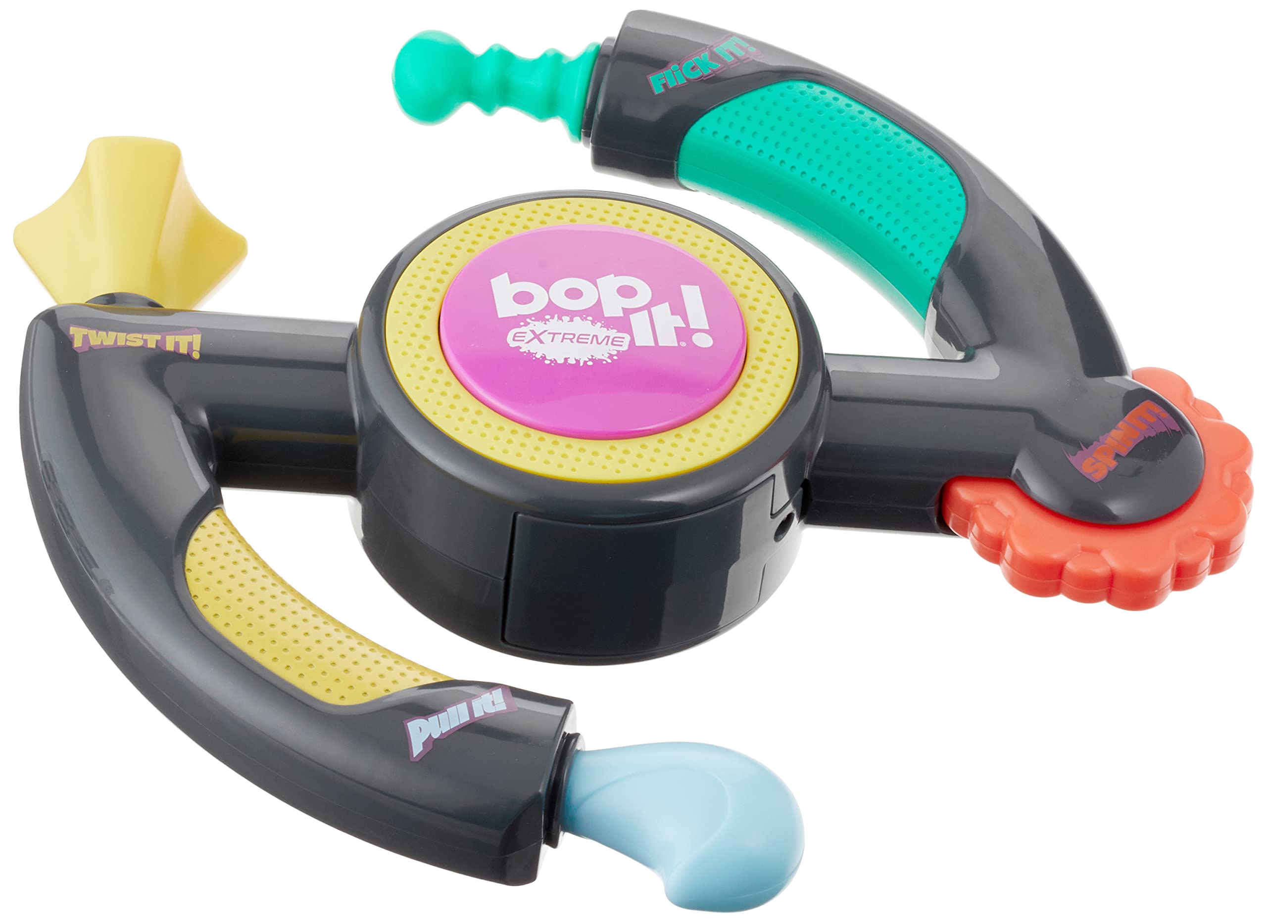 Hasbro Gaming Bop It Extreme Electronic Game for 1 or More Players, Fun Party Interactive Game for Kids Ages 8+, 4 Modes Including One-On-One Mode ( Exclusive)
