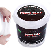 Moldable Cosplay Foam Clay (White) - High Density and Hiqh Quality for Intricate Designs | Air Dries to Perfection for Cutting with a Knife or Rotary Tool, Sanding or Shaping