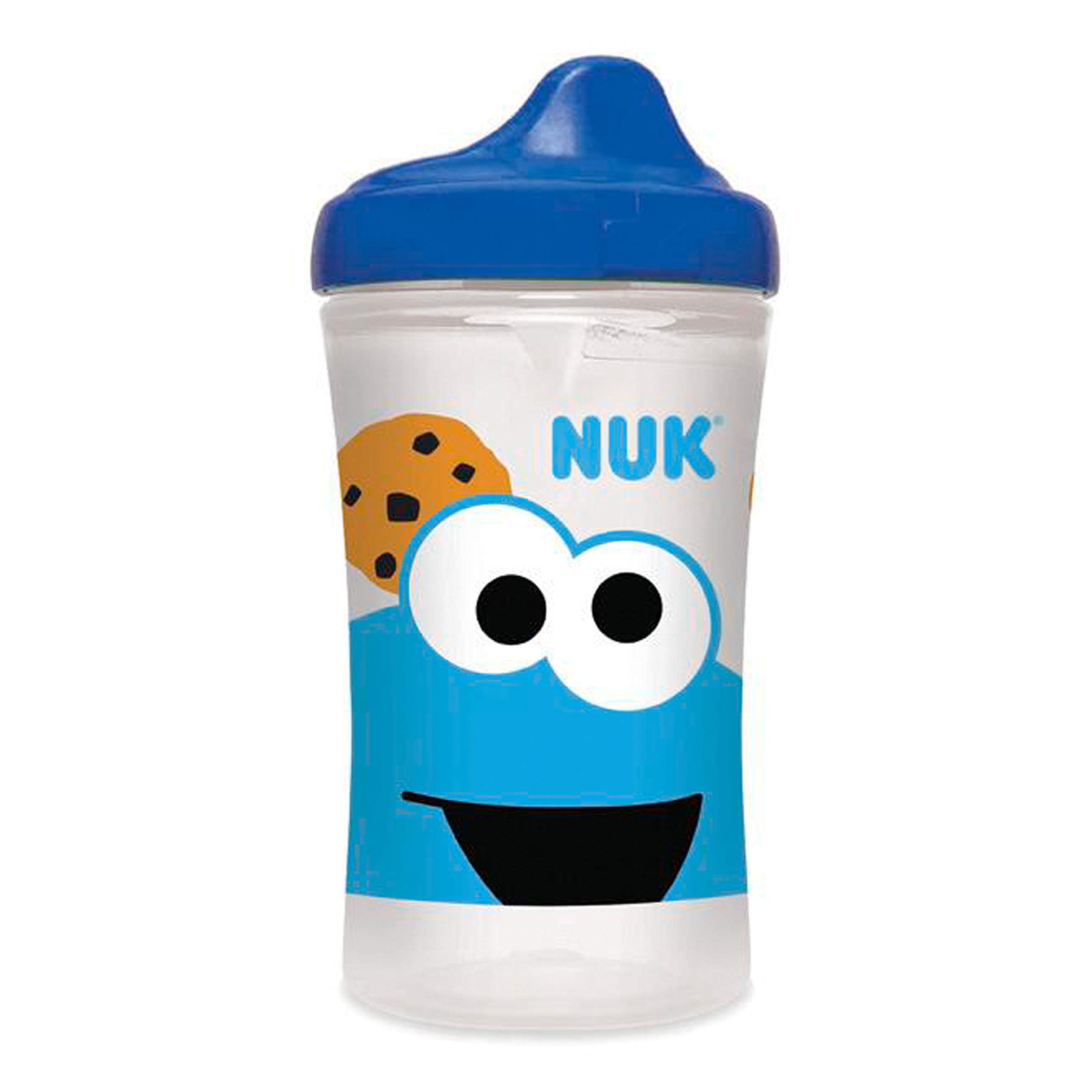 NUK Sesame Street Hard Spout Cup, 10 Oz, 2 Pack – BPA Free, Spill Proof Sippy Cup