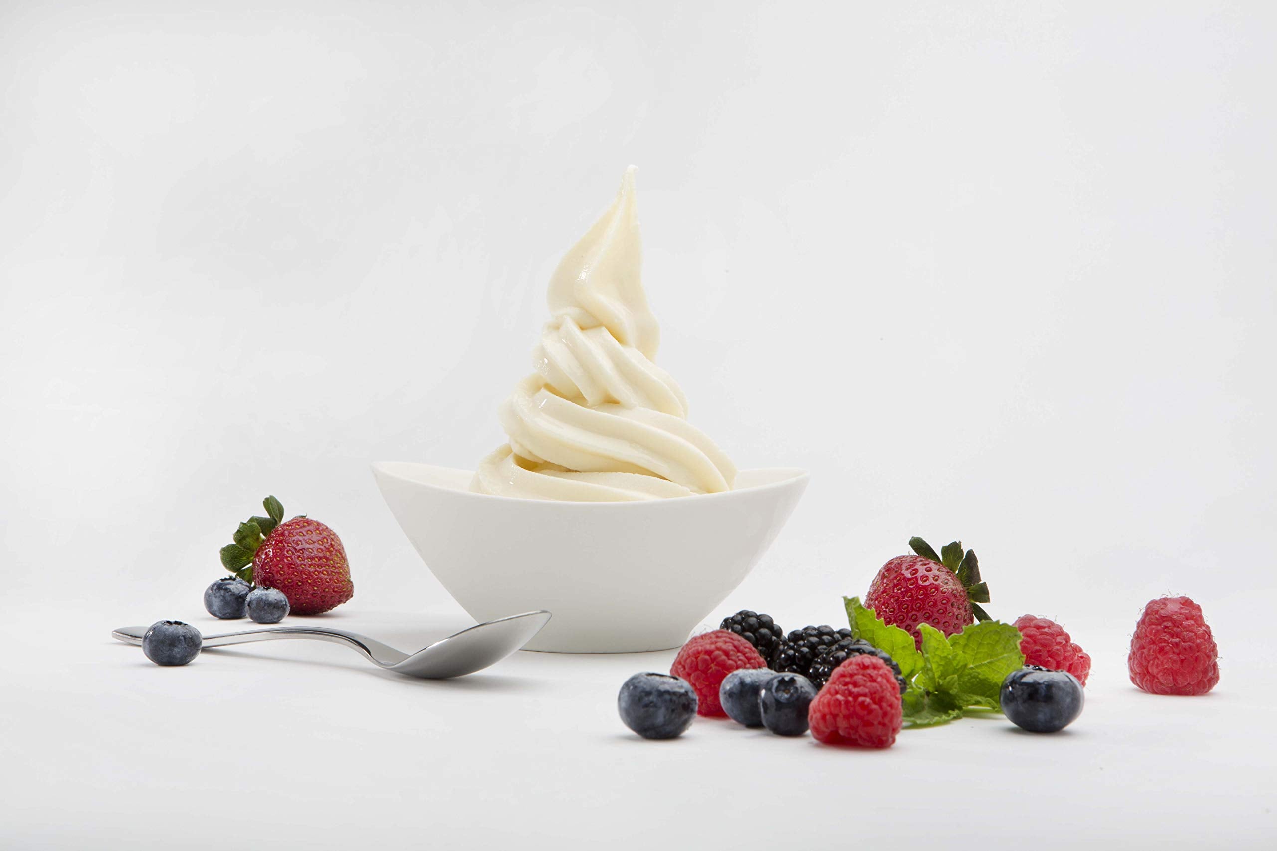 Frostline Vanilla Soft Serve Ice Cream Mix, Lactose & Gluten Free - Just Add Water, Dairy, or Dairy Free Alternative, Use with Blender, Countertop Ice Cream Maker, Soft Serve Machine - 6 lb Bag