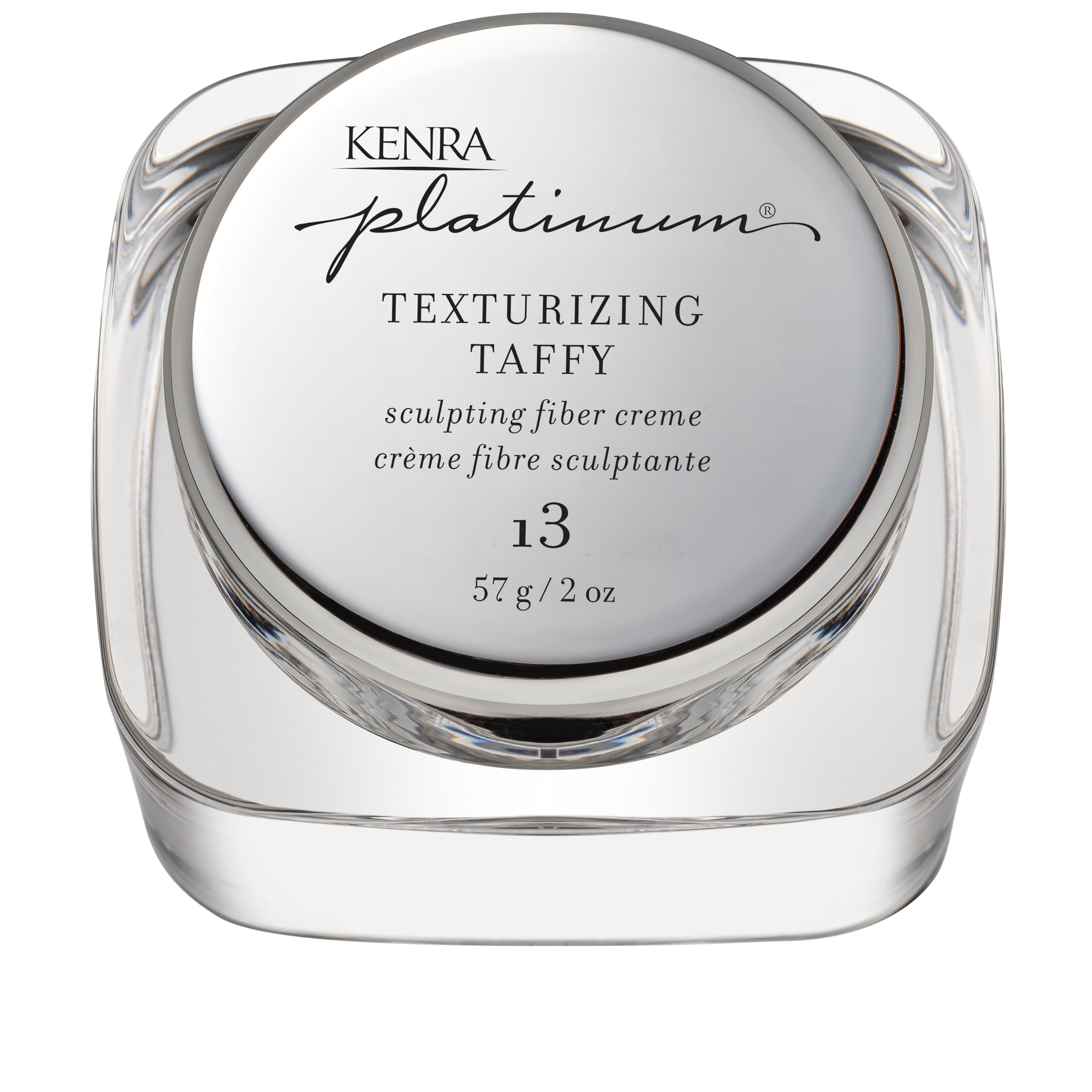 Kenra Professional Platinum Texturizing Taffy 13 | كريم ألياف تصفيف الشعر | تثبيت متوسط | يحدد وينعم التسريحات | تحكم فائق في تشكيل تسريحات الشعر القصيرة والطويلة | لجميع أنواع الشعر | 2 أونصة سائلة
