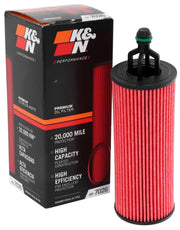 K&N Oil Filter: 20,000 Mile Engine Protection, High Capacity/High Efficiency: Compatible with Select CHRYSLER/DODGE/JEEP/RAM (See Product Description for Select Products), HP-7026