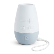 Munchkin Shhh... Baby Sleep Soother White Noise Sound Machine and Night Light, Portable for Travel, Blue
