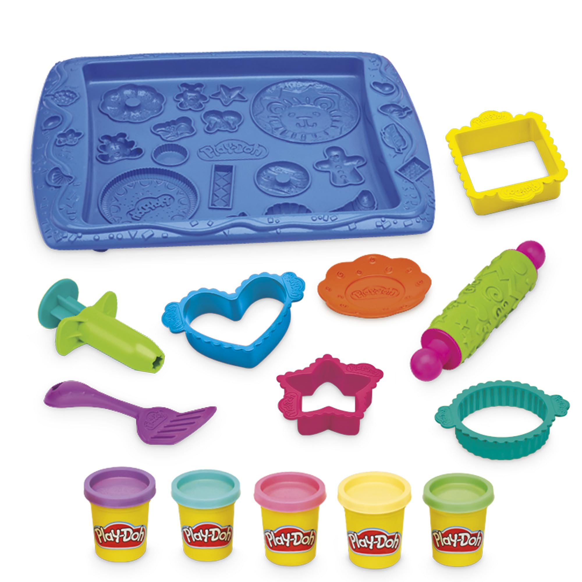 Play-Doh Kitchen Creations Cookie Creations Playset, Kids Arts & Crafts Set, Preschool Play Food Toys, Easter Gifts for Girls & Boys, Ages 3+ ( Exclusive)