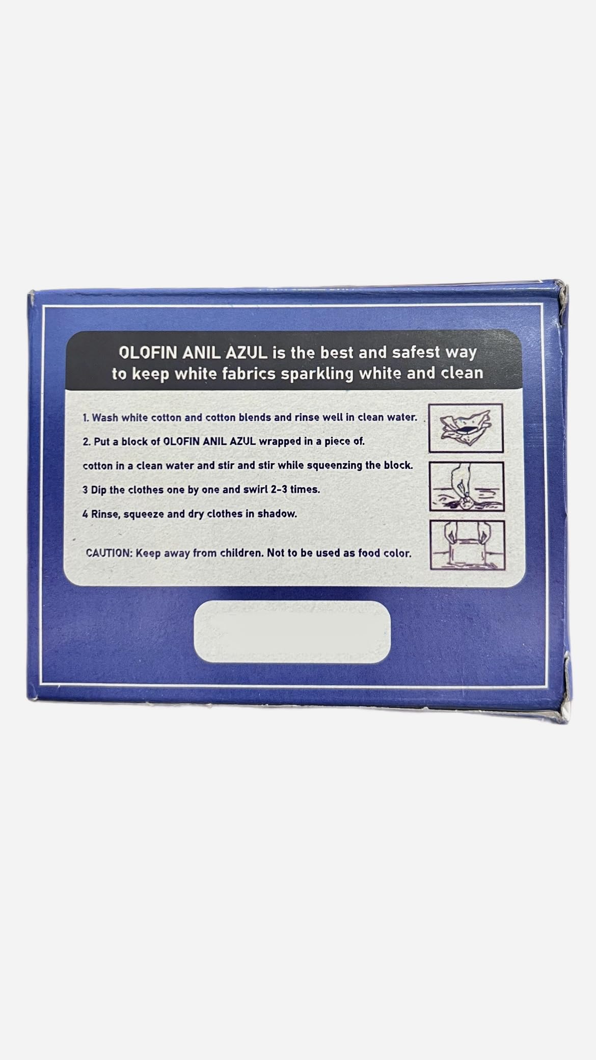 Añil azul Blue squares (5 Añil) Pack of 5 cubitos de añil azul blue cubes 5 pieces per order añil Advanced Laundry Formula