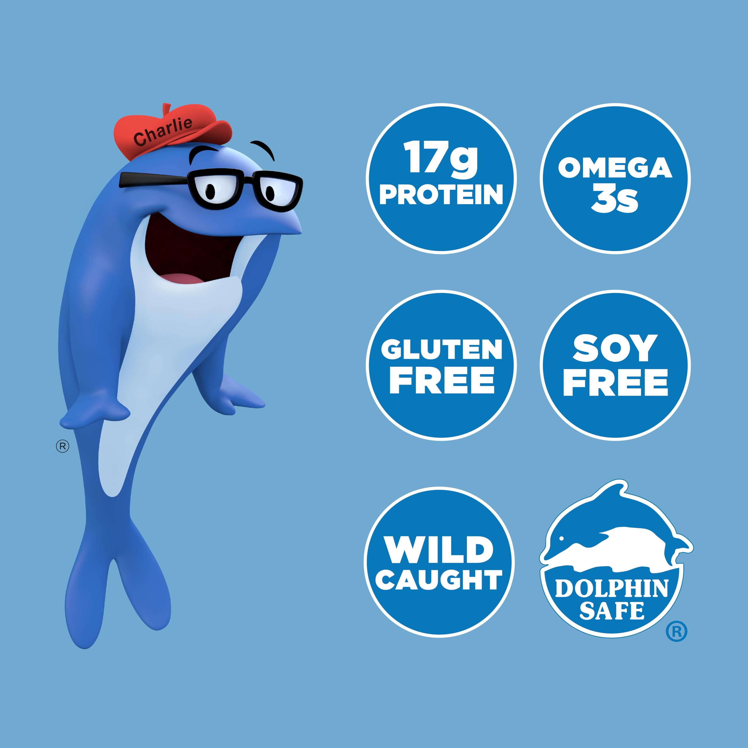 StarKist Chunk Light Tuna in Water, 2.6 oz Pouch (1 Pack) Ready to Eat Wild Caught Tuna, 17g Protein, 70 Calories Per Serving, Gluten Free, Soy Free, Kosher, Perfect for Salads, Keto Meals and Snacks
