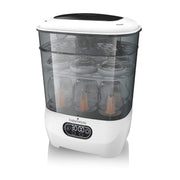 Baby Brezza Bottle Sterilizer and Dryer Advanced - 33% Faster - Largest Capacity Steam Sanitizer - Universal Sterilization Machine for All Bottles + Pump Parts - HEPA Air Filter