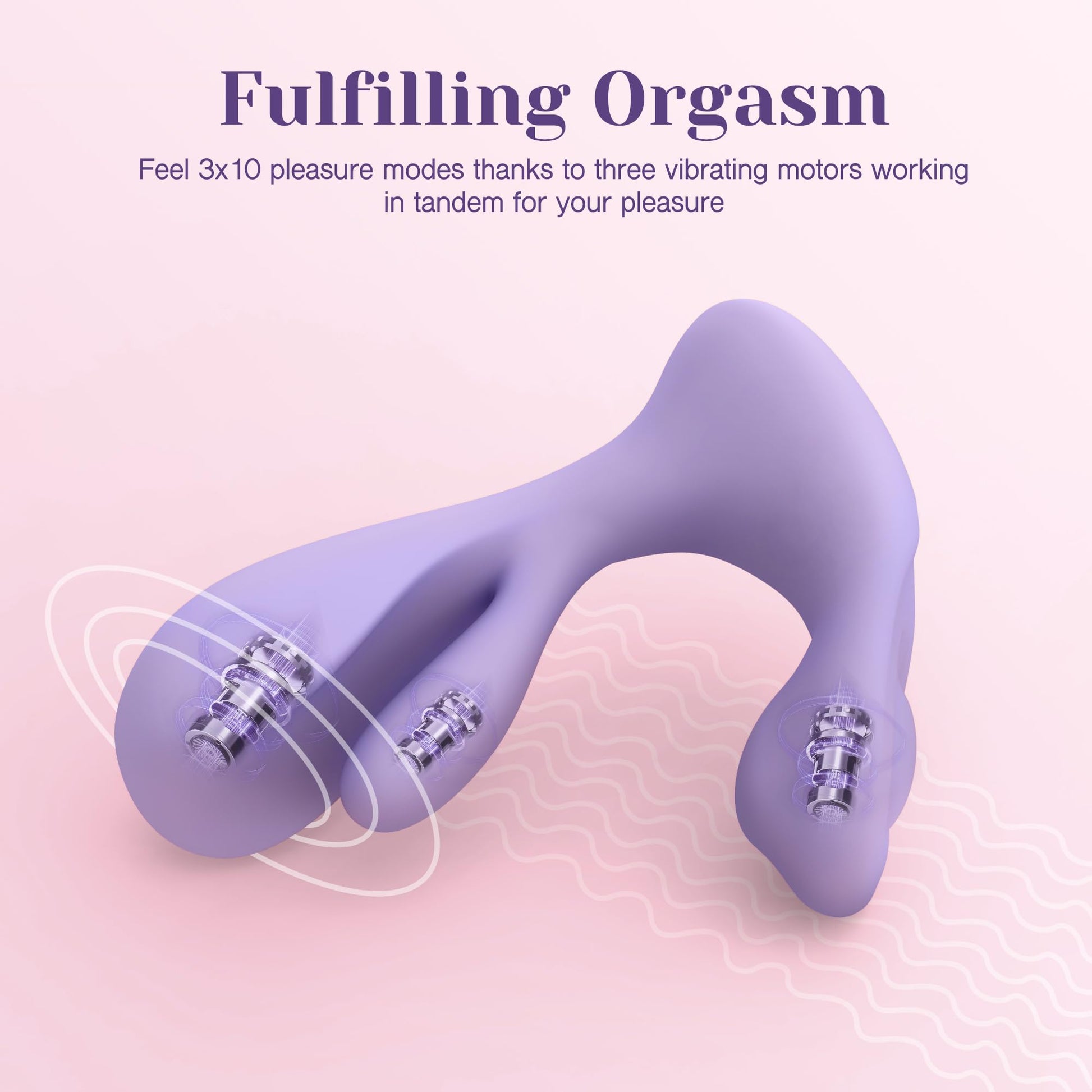 Tracy's Dog Adult Sex Toys - Clitoral Grinding G Spot Rotating Vibrator for Dual Stimulation, Remote Control Wearable Vibrators with 3 Rotating and 10 Vibration Modes for Women Couple Play