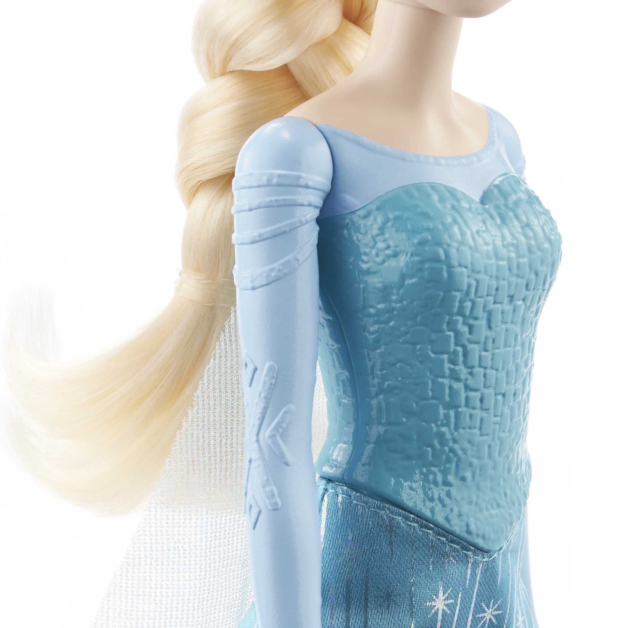 Mattel Disney Princess Dolls, Elsa Posable Fashion Doll with Signature Clothing and Accessories, Disney's Frozen Movie Toys