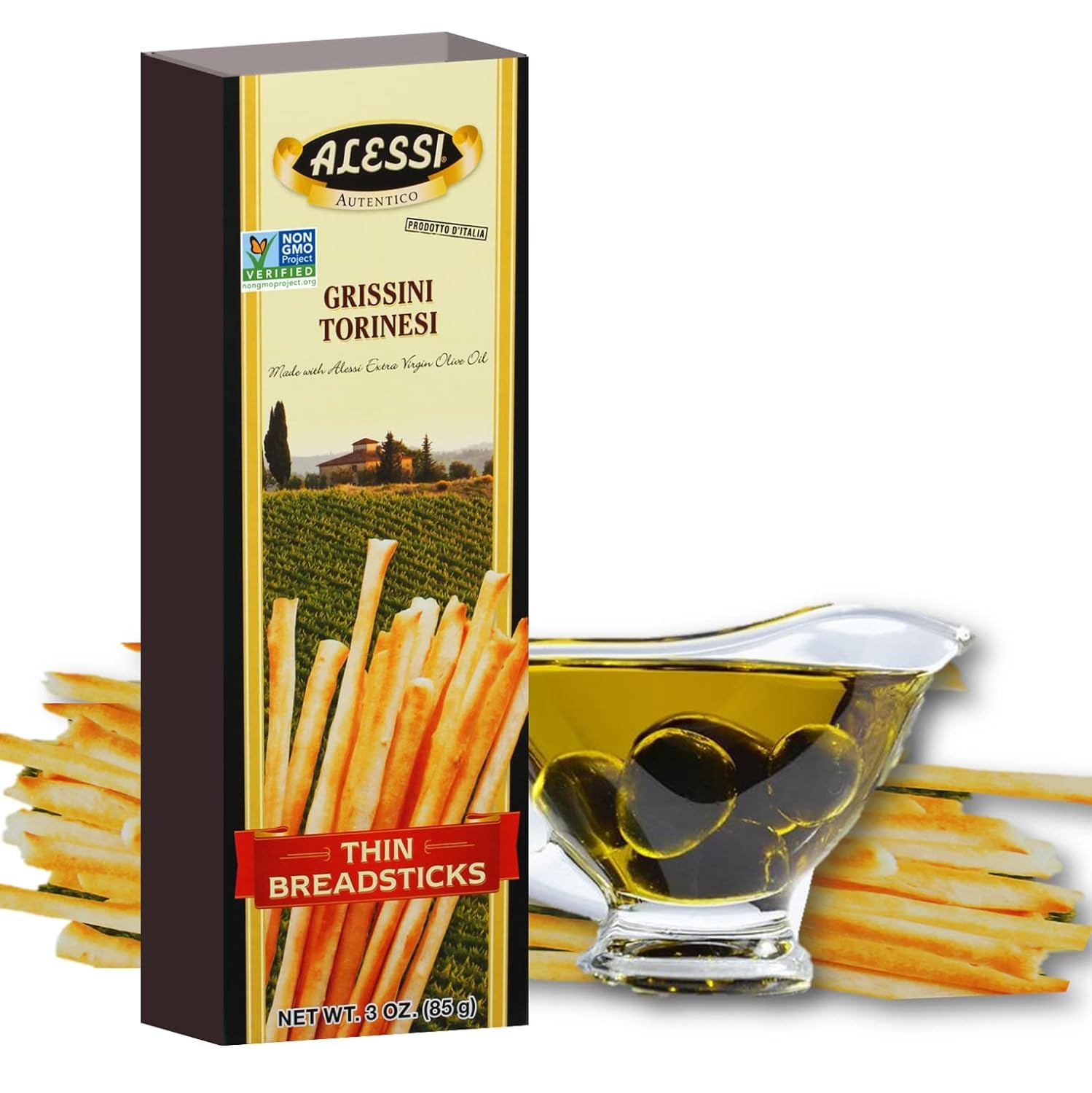 Alessi Thin Breadsticks - 3 oz