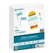 PrintWorks White Cardstock 8.5" x 11" - 67 lb/147 gsm Vellum Bristol - 250 Sheets - Made in the USA - SFI Certified - 92 Bright - Card Stock Printer Paper for School, Craft, & Office Use (00564)