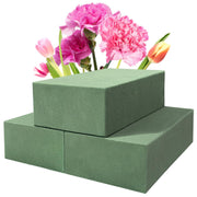Ortarco 3 Pack Floral Foam Blocks (5.5" x 3.1" x 1.7") Wet and Dry Flower Foam for Flower Arrangements Supplies, Flower Foam Blocks for Fresh or Artificial Flowers in Art, Crafts and DIY Decorations