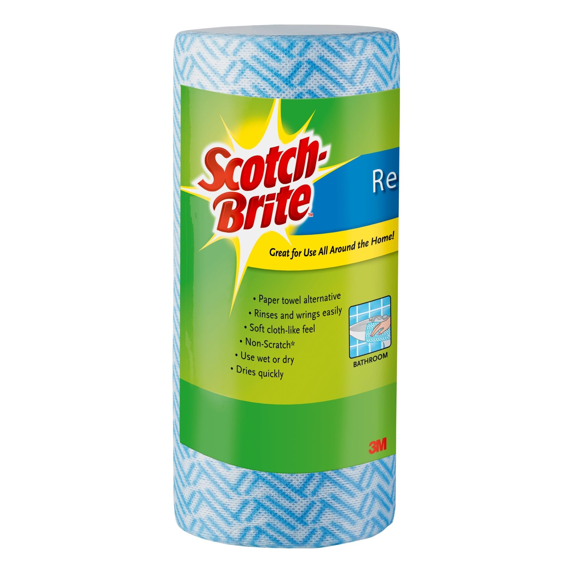 Scotch-Brite Multipurpose Reusable Wipes, Pack Of 40 Wipes