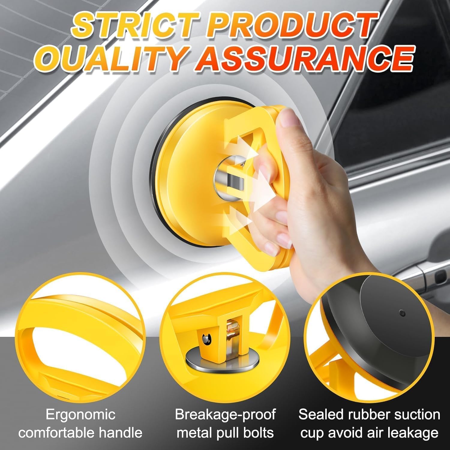 HORFUTY Car Dent Puller 3 Pack