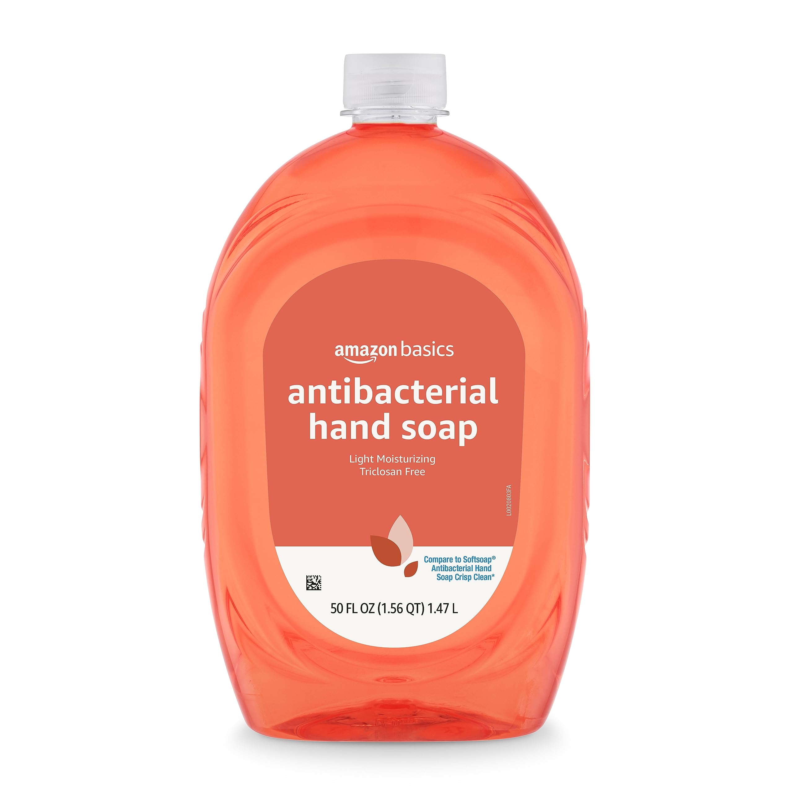 Basics Liquid Hand Soap Refill, Light Moisturizing, Triclosan-Free, Citrus, 50 Fl Oz (Pack of 1) (Previously Solimo)