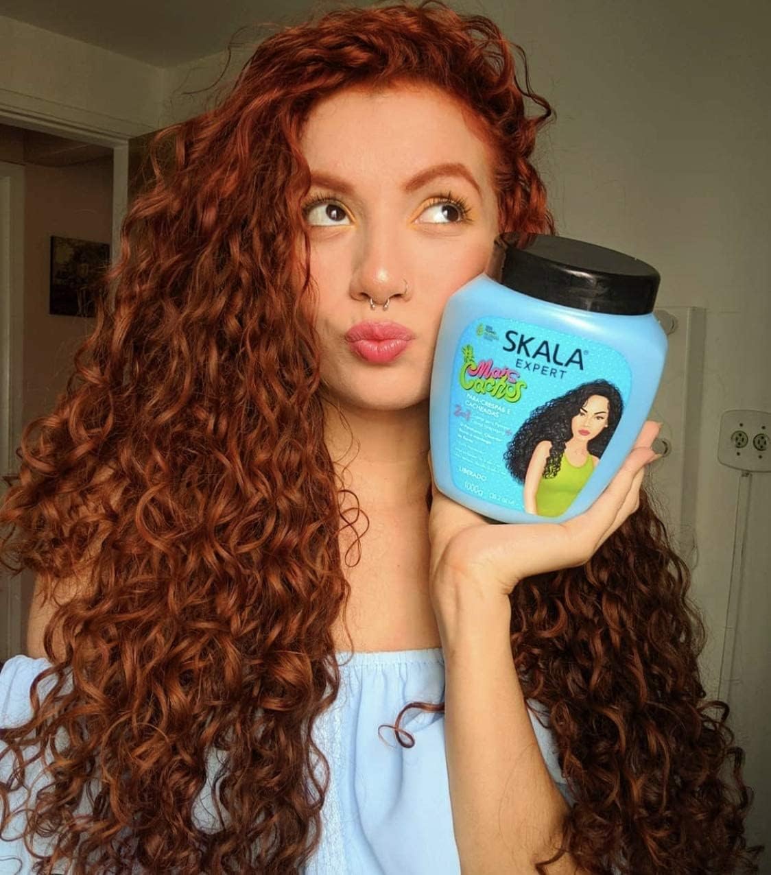 SKALA Hair Type 3ABC - Mais Cachos & Passion Fruit Combo - Hydrate Curls, Eliminate Frizz, For Curly Hair - 2-IN-1 Conditioning Treatment & Cream to Comb