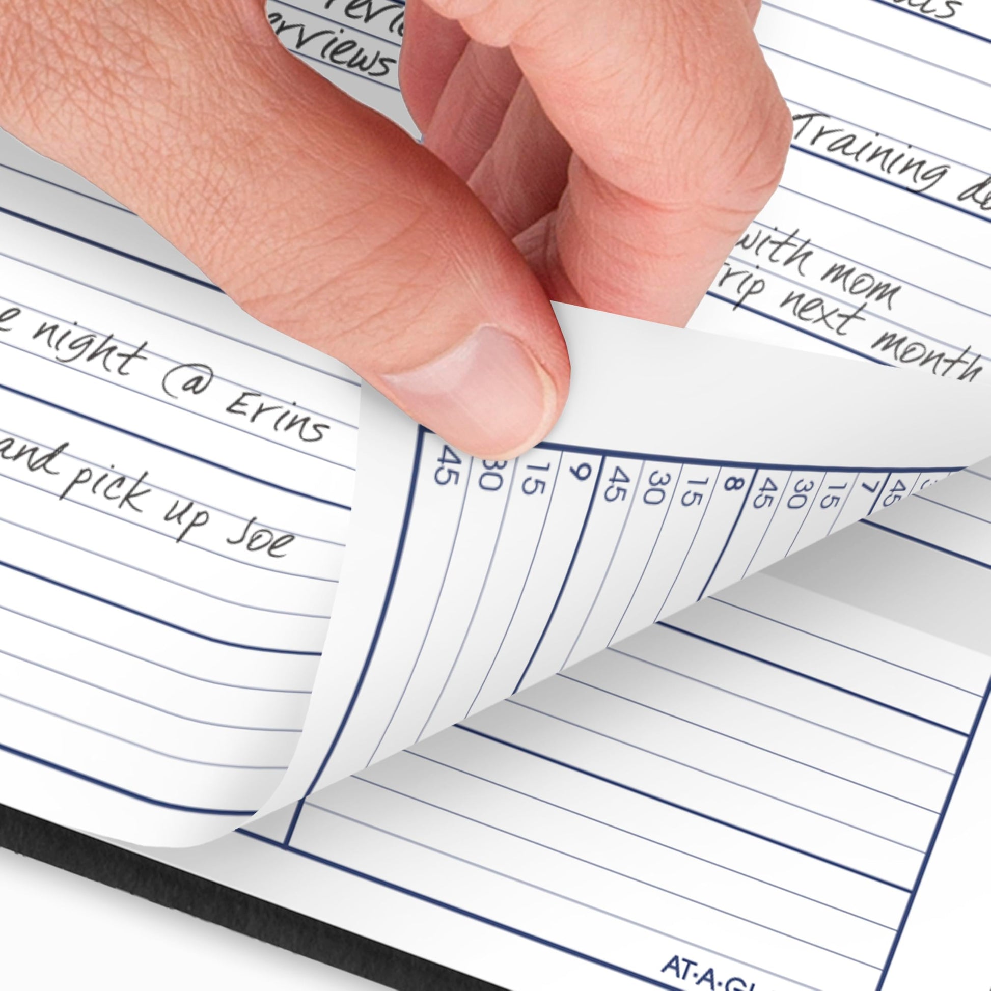 AT-A-GLANCE 2026 Appointment Book Planner, Weekly, 8" x 11", Large, Quarter-Hourly, DayMinder, Black (G5200026)
