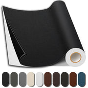Shagoom Leather Repair Patch, 17X79 Inch Repair Patch Self Adhesive Waterproof, DIY Large Vinyl Patches for Couches, Furniture, Kitchen Cabinets, Wall (Black, 17X79 Inch)