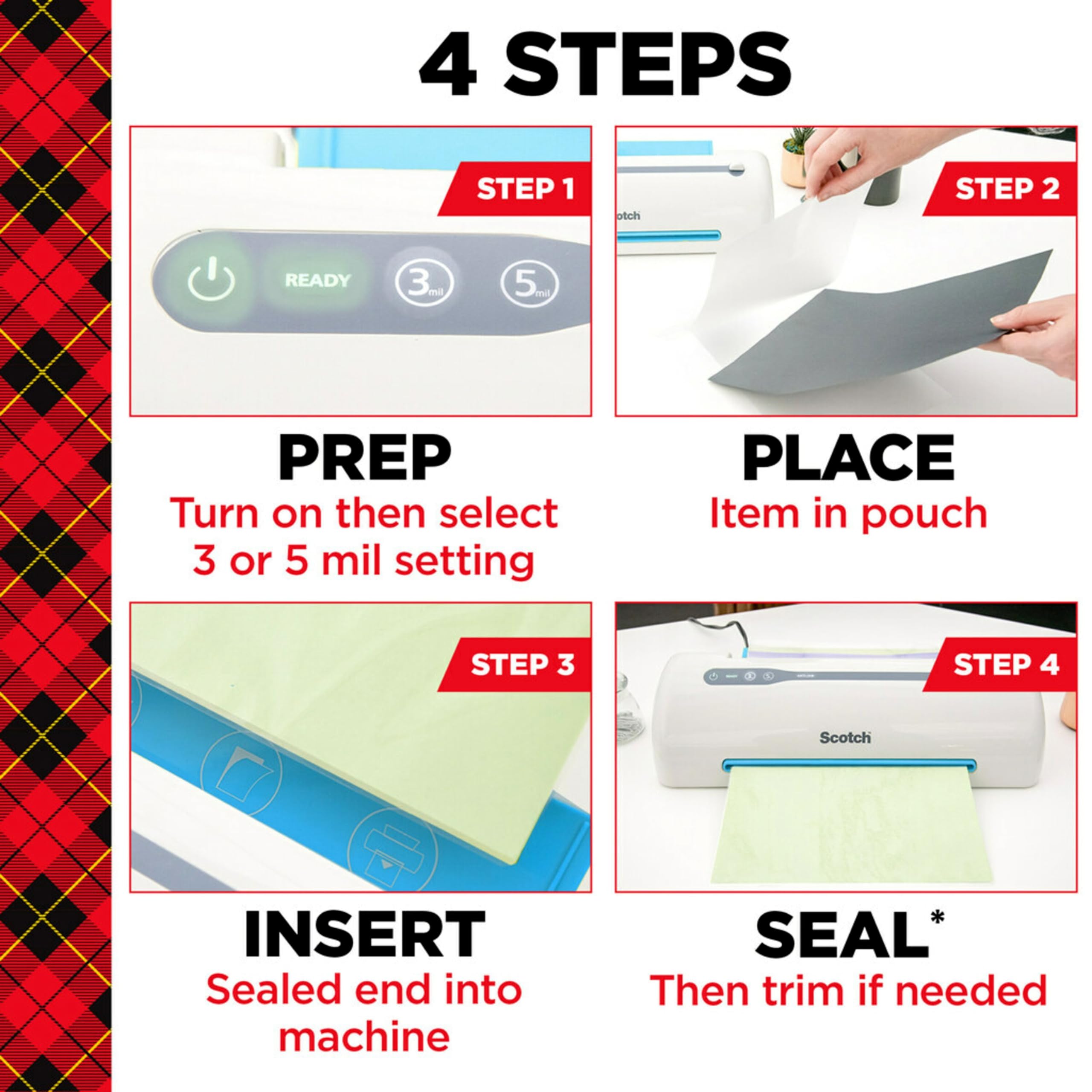 Scotch Thermal Laminating Pouches, Legal Size 11 x 17 Inches, 25 Pack Laminating Sheets, 3 Mil, Education Supplies & Craft Supplies, For Use With Thermal Laminators