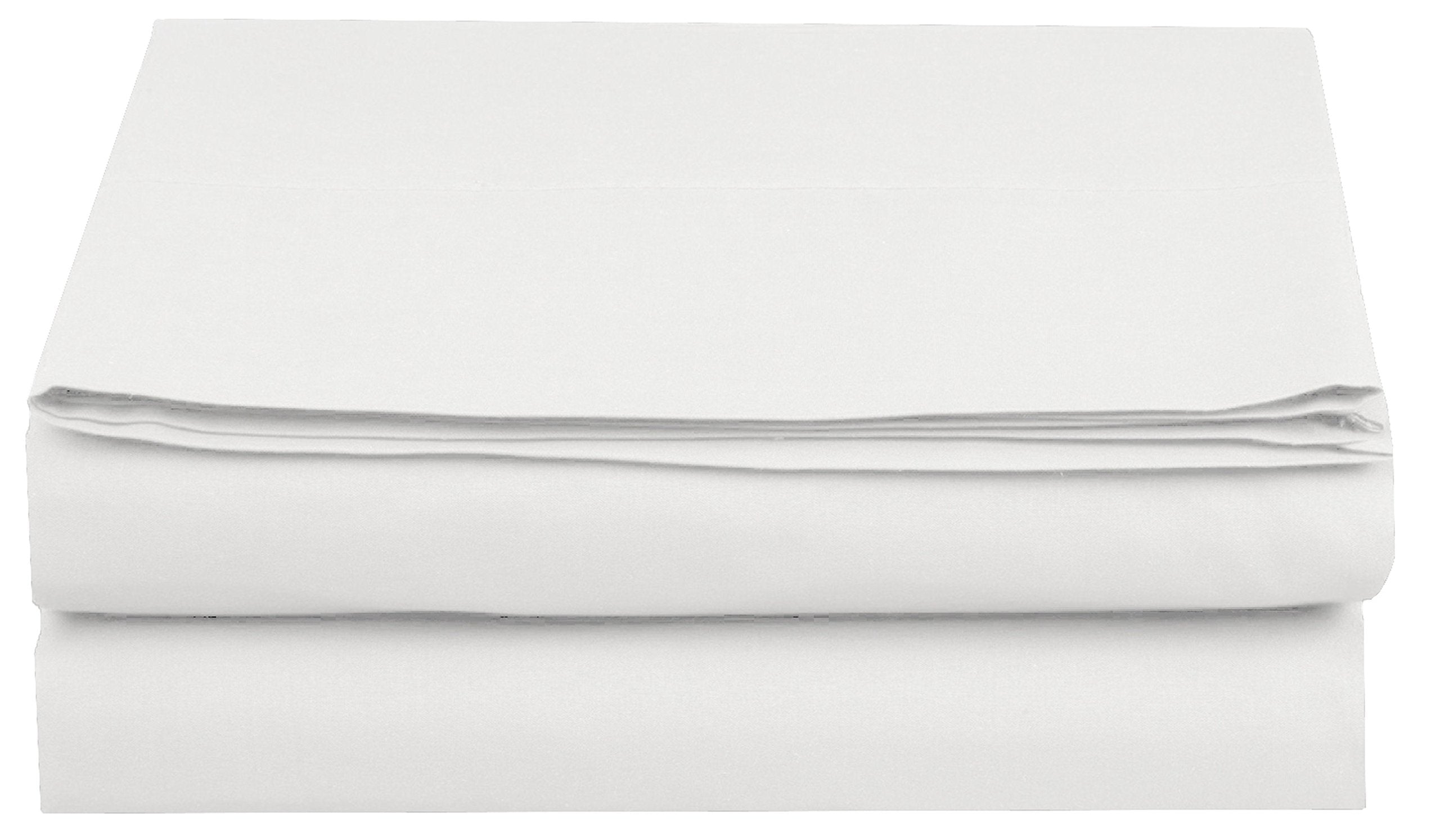 Luxury Flat Sheet on Elegant Comfort Wrinkle-Free 1500 Premier Hotel Quality 1-Piece Flat Sheet, King Size, White