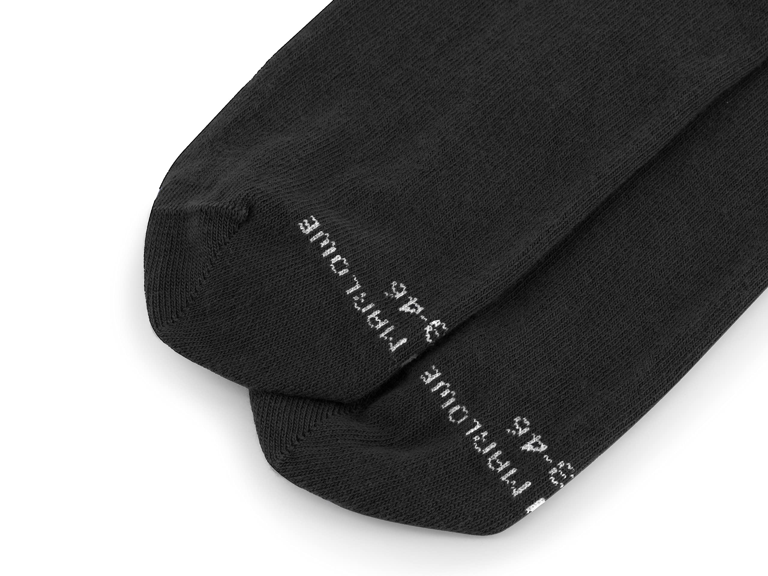 Easton Marlowe Black Dress Socks for Men 10-13 Seamless Toe 9-12 Solid Classic Cotton Mens Reinforced Heel and Toe for Work and Casual Soft Prewashed Calcetines para Hombre
