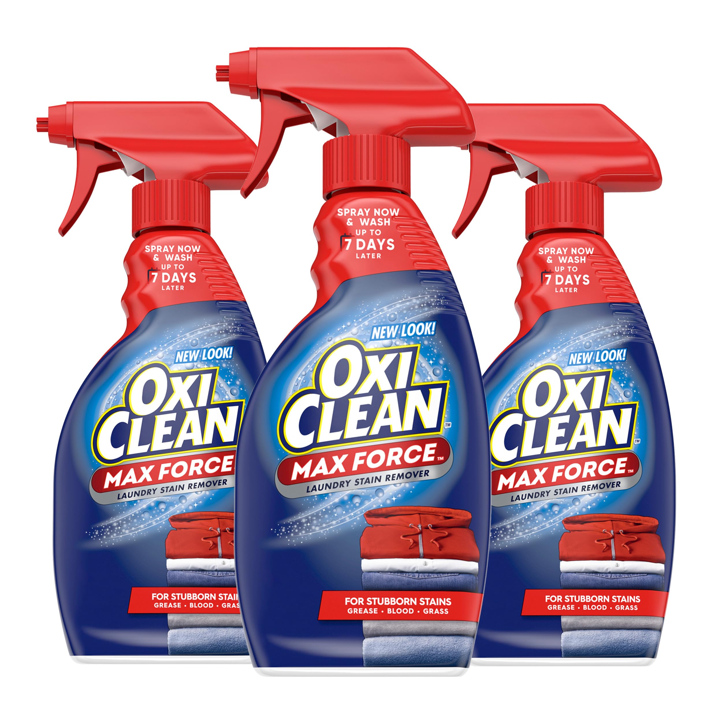 OxiClean Max Force Laundry Stain Remover Spray, 12 Fl. Oz, 3-Pack​