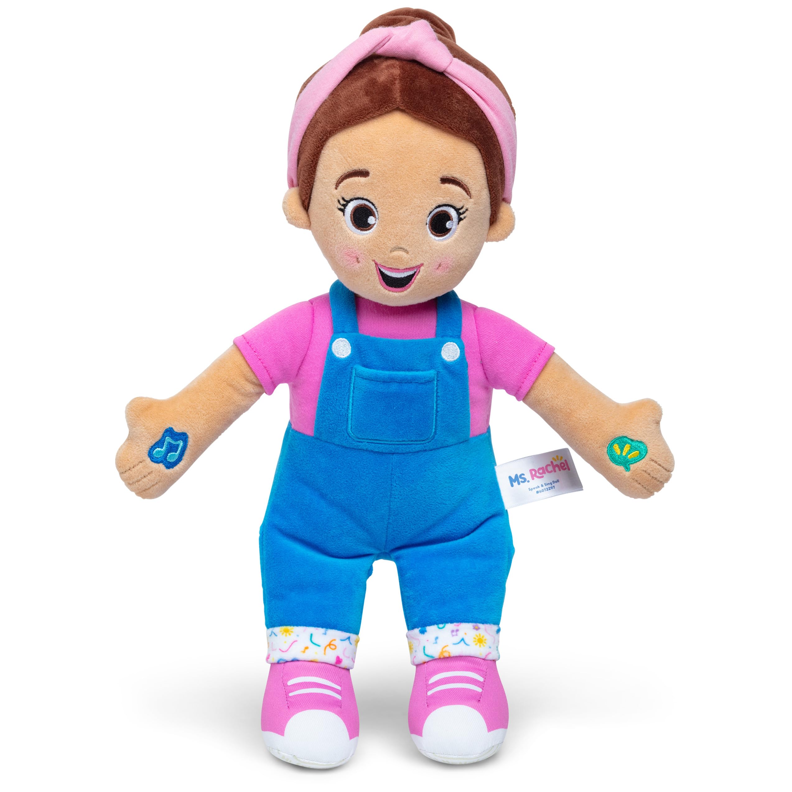 دمية الآنسة راشيل تتحدث وتغني بطول 16 بوصة، لعبة تفاعلية بأربع أغنيات و16+ عبارة، ألعاب للأطفال البنات والأولاد من 6 أشهر إلى 3+ سنوات
