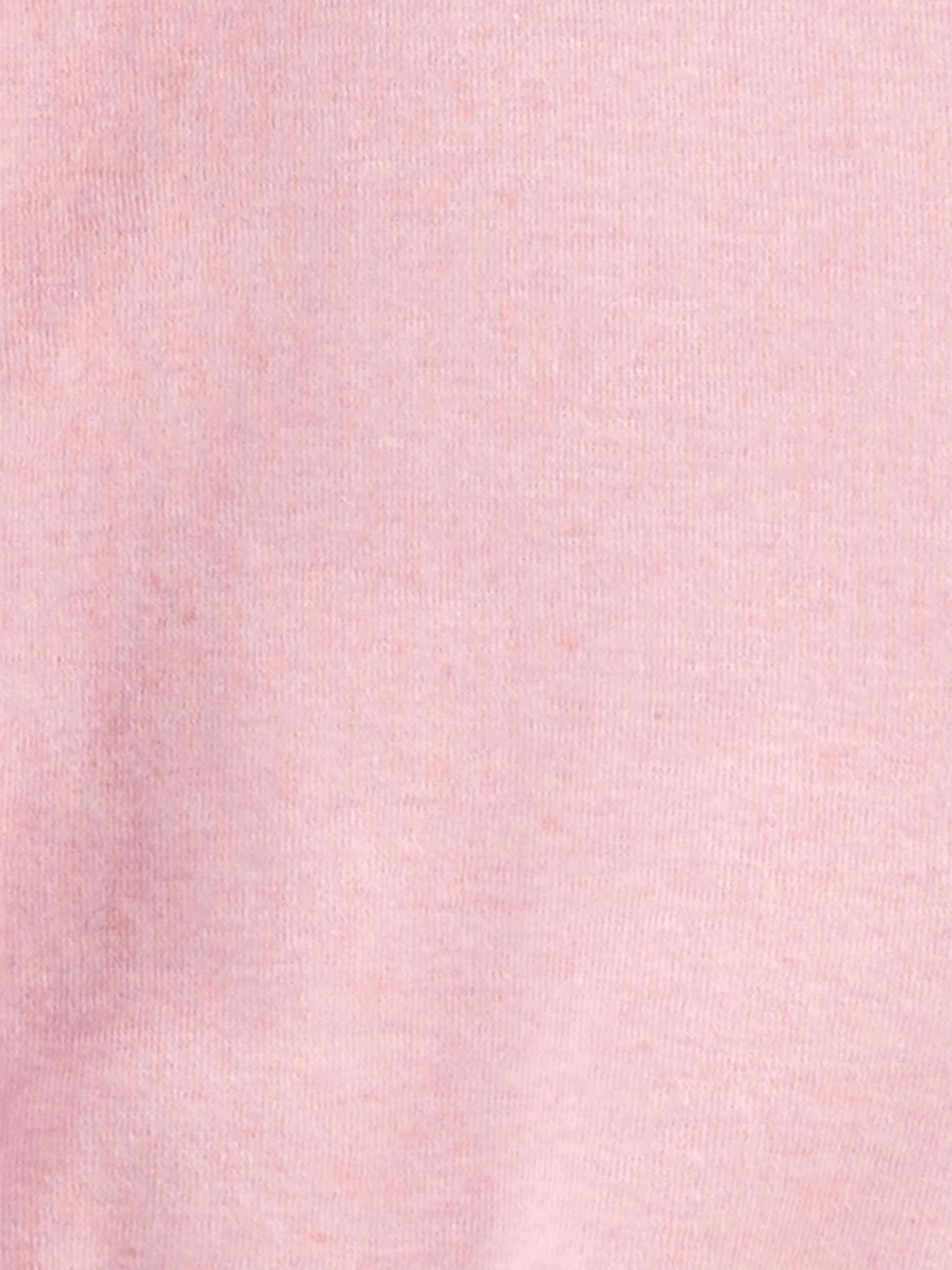 Simple Joys by Carter's Baby Girls' Cotton Sleeper Gown, Pack of 3, Light Pink Bunny/White Rainbow/Elephants, 0-3 Months
