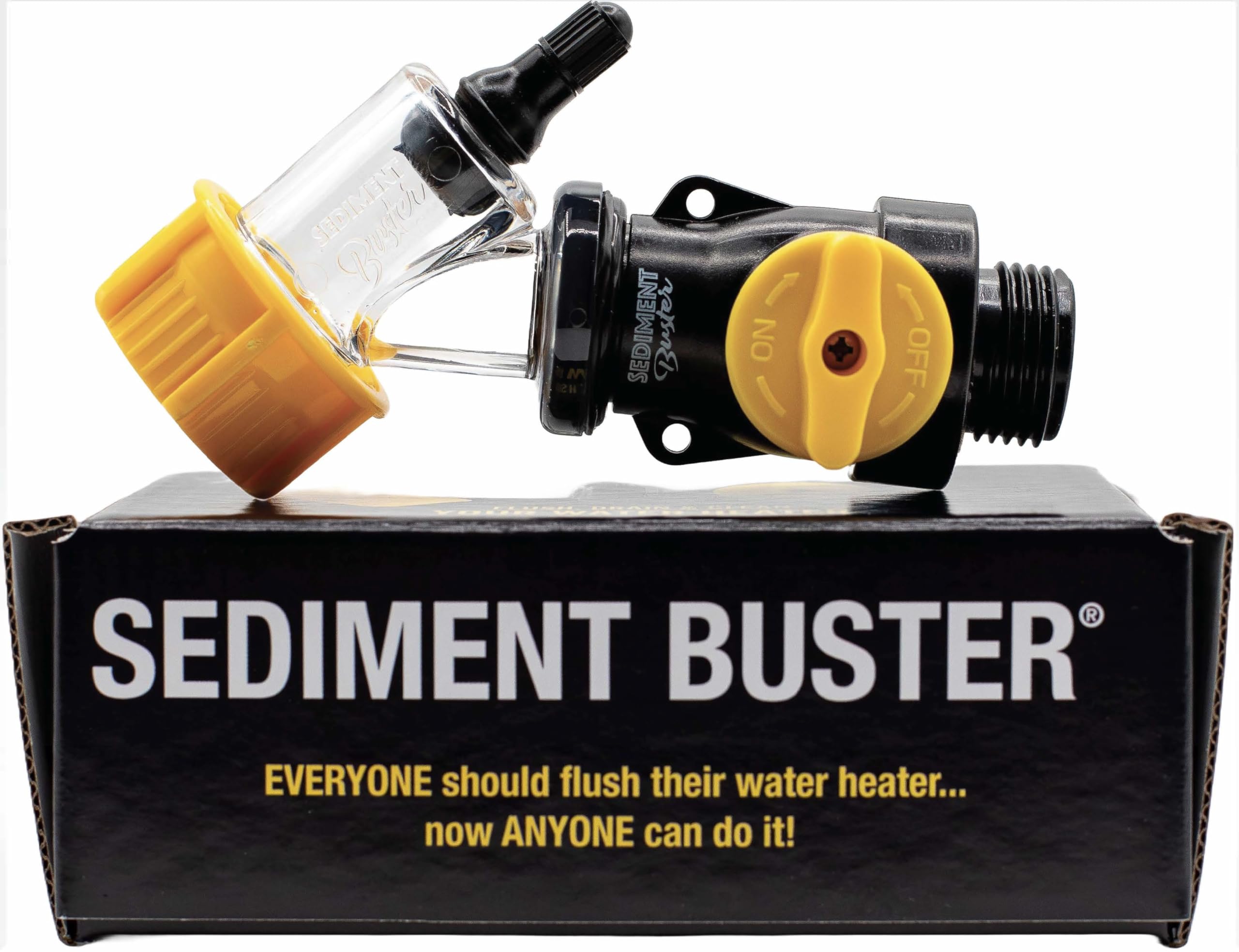 Sediment Buster – Warmwasserbereiter-Werkzeug UL-geprüft V699054 – Spült, reinigt, entleert, löst Sedimentsablagerungen von elektrischen oder Gas-Warmwasserbereitern – Einfach zu bedienen