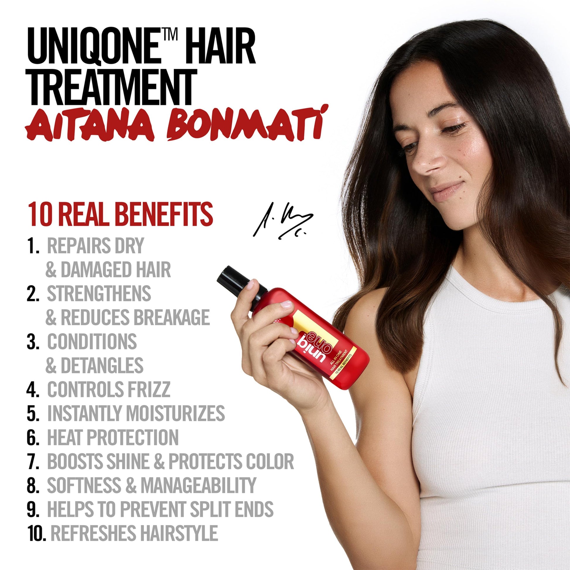 REVLON PROFESSIONAL UniqOne Moisturizing Leave-In Treatment, Repair For Damaged Hair, Classic Fragrance, 5.1 Fl Oz/150 ml (Pack of 1)