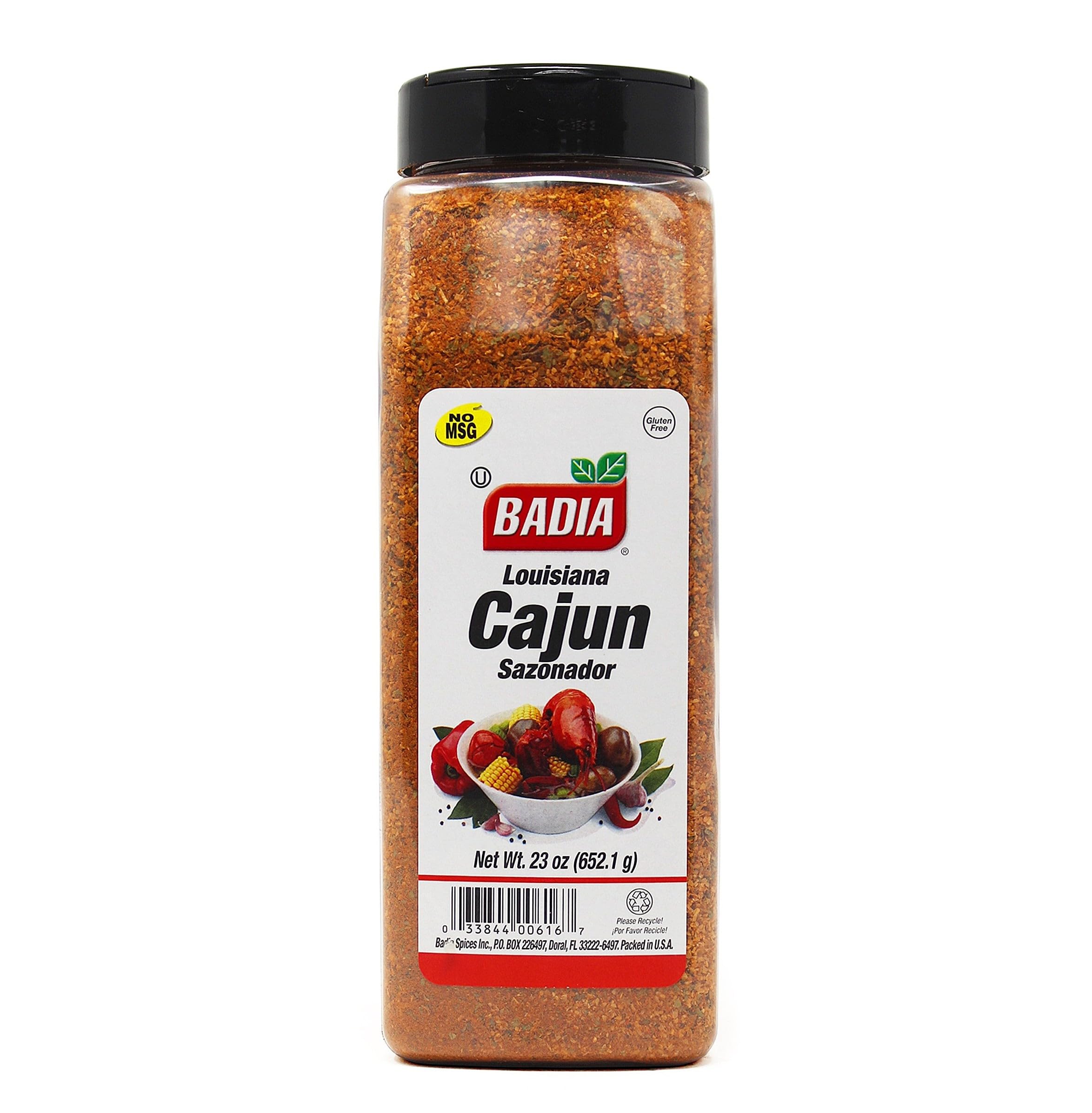 Badia Louisiana Cajun Seasoning, 23 oz - Bold & Spicy Creole Blend for Meats, Seafood, Vegetables & More