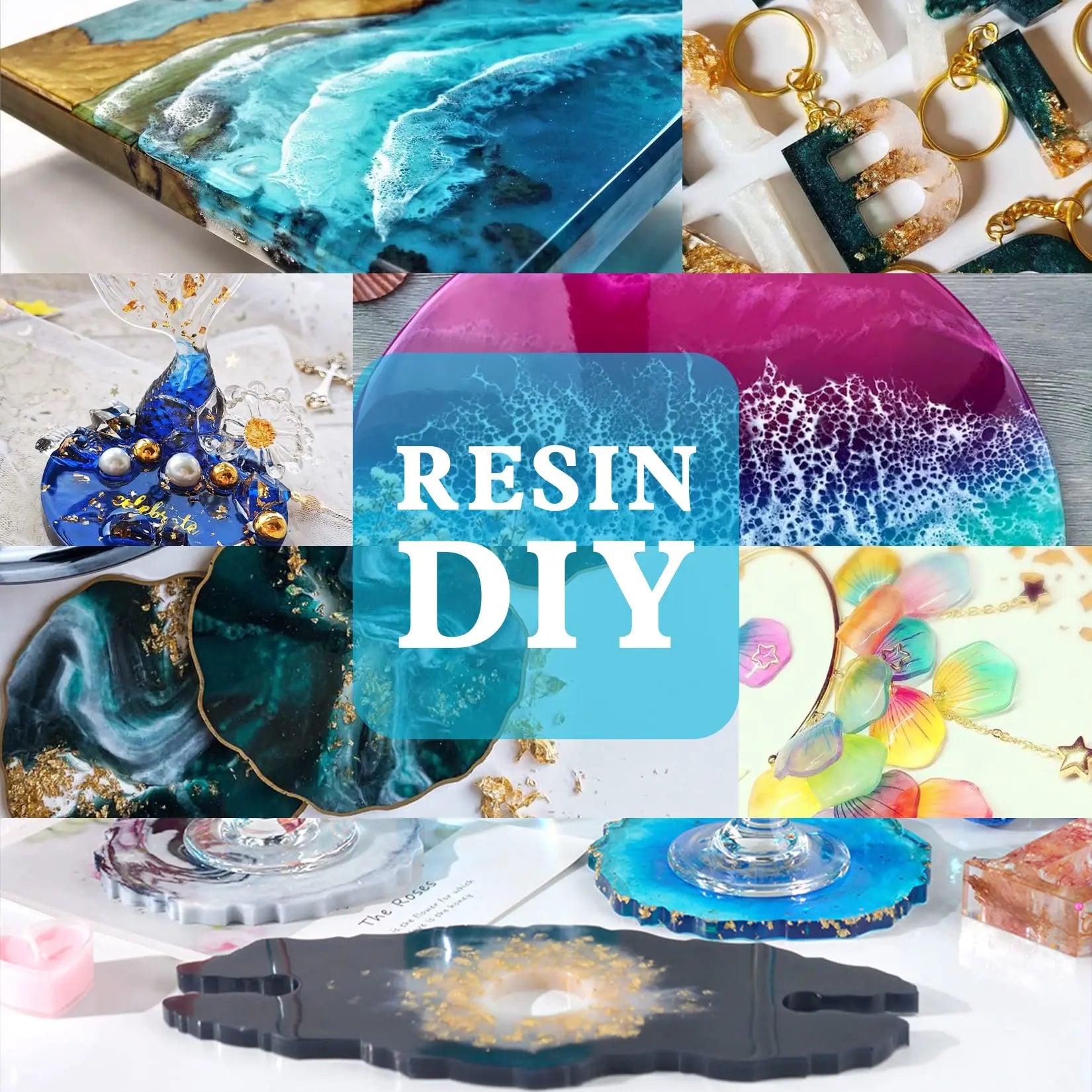 Epoxy Resin Pigment - 16 Colors Translucent Resin Colorant, Highly Concentrated Resin Dye for DIY Jewelry Making, AB Resin Coloring - 10ml