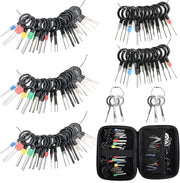 Terminal Pin Removal Tool Kit 82 Pcs Depinning Electrical Connector Pin Extractor Tool Set Wire Terminal Release for Automotive Car Household Devices