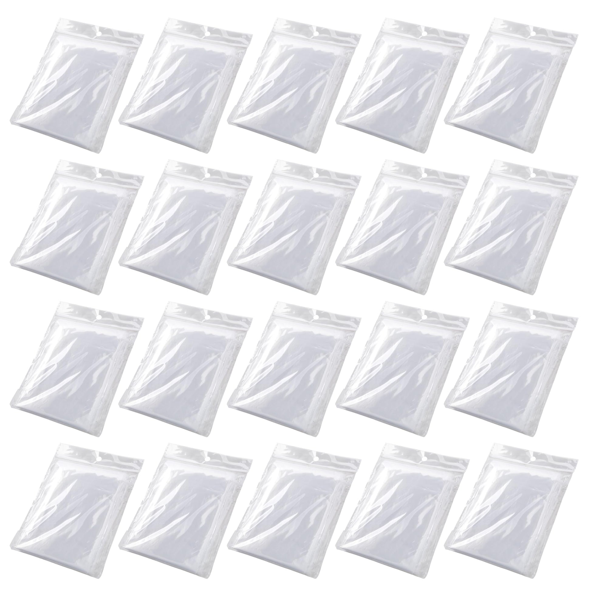 Juvale Disposable Rain Ponchos for Adults - 20-Pack, One Size, Clear Hooded - Plastic Ponchos Bulk & Emergency Rain Gear for Camping & Festivals